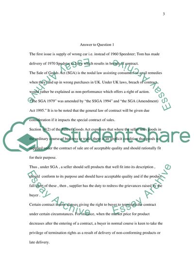 Consumer Rights under the UK Legislations