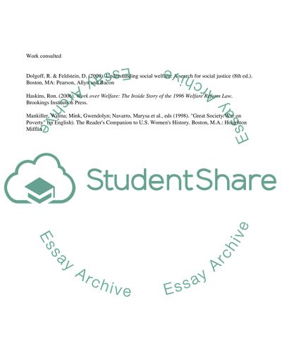 The Inside Story of the 1996 Welfare Reform