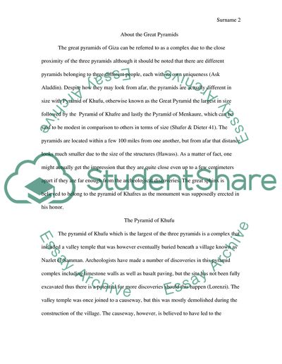 Great Pyramids of Giza