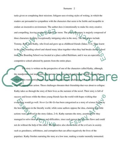 Kazuo Ishiguros Never Let Me Go