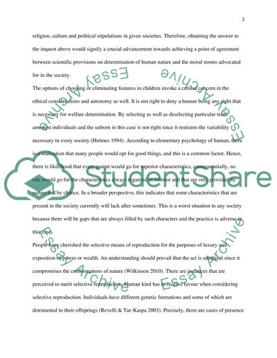 Social Impact of Scientific Developments in the Application of Fertility