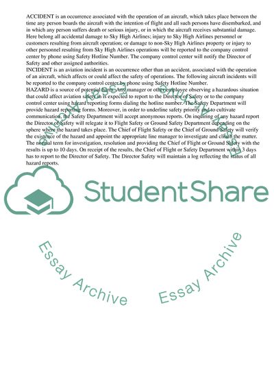 Managment Training in Aviation