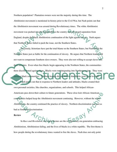 Race and Revolution by Gary Nash