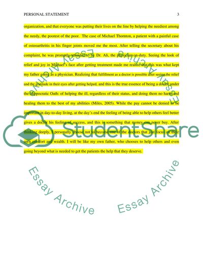 Why I Want to Study at Medical School