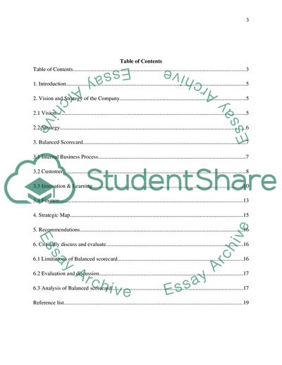 Balanced Scorecard and Strategy Map for Marks and Spencer