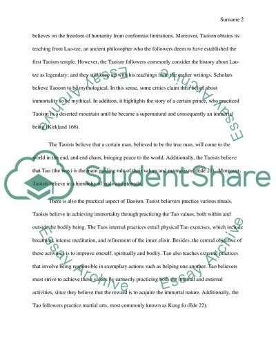 Theoretical, Practical, and Social Approach of Daoism