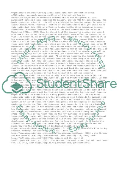 Organization Behavior/ Leading