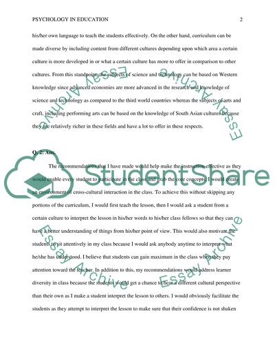 Redo psychology in education