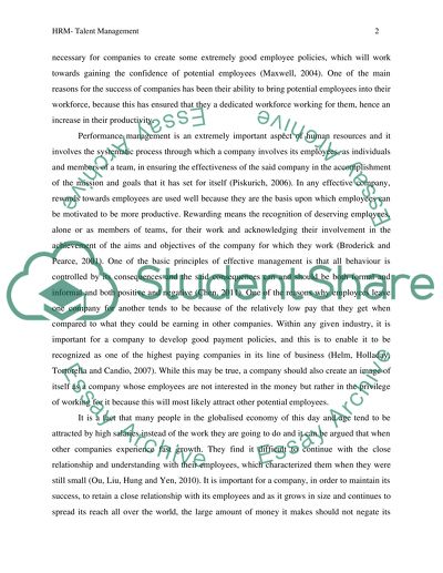 What is your talent essay picture