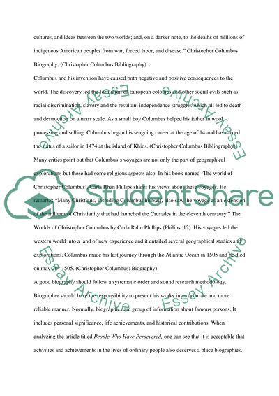 Exploring Christopher Columbus Bibliography