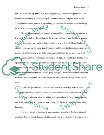 Sociology. Active Listening Steps