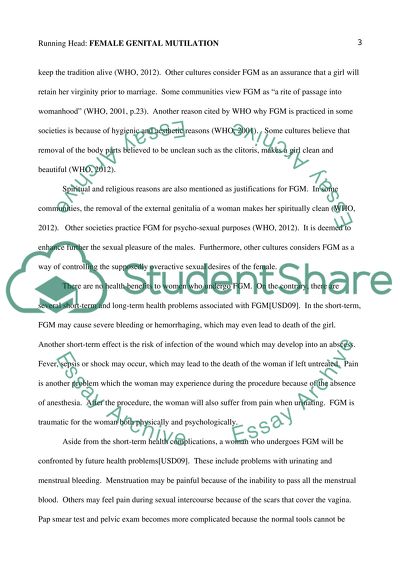 Female Genital Multilation