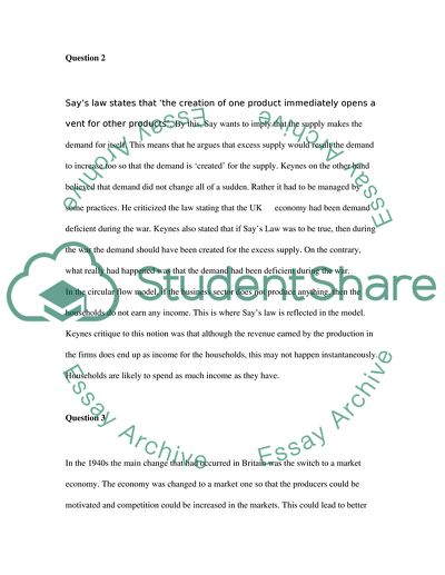 The Evolution of Macro Economics in the UK