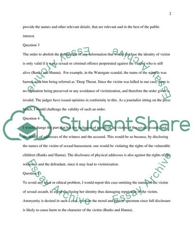 Analysis of Sex Offences