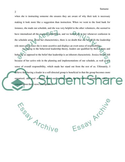 Leadership Qualities