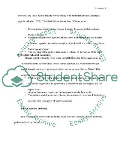 Nature and Scope of Economics