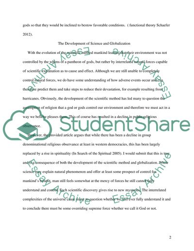 In Search of the Spiritual