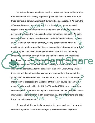 International Production and Trade