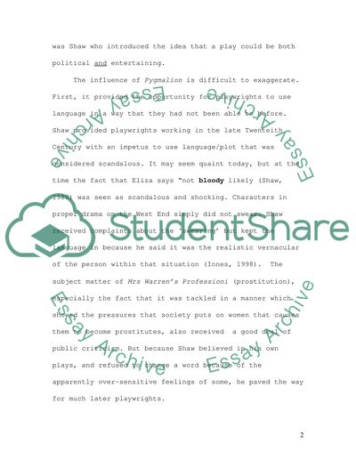 What Kind of Influence did George Bernard Shaw Exert on the Theatre