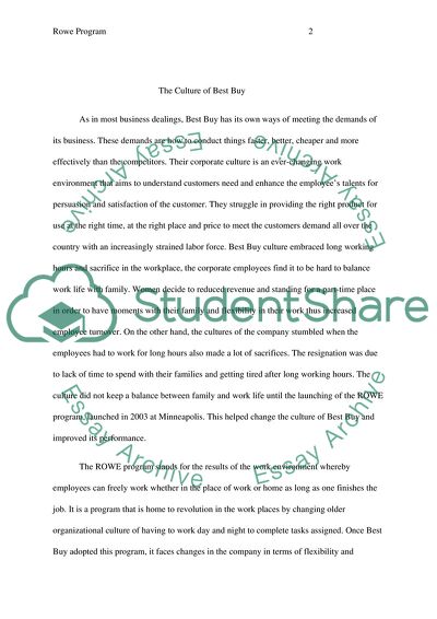 The Culture of Best Buy