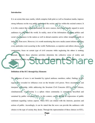 Evaluating the Civil Power of the News and our Invariant Civil Concerns