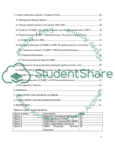 The Impact of the Global Economic Crisis on Organisations in Oil-Producing Countries: A Case Study of SABIC