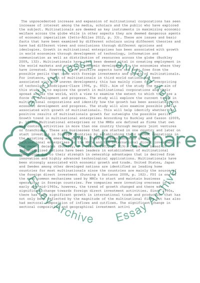 Mncs As A Force For Development