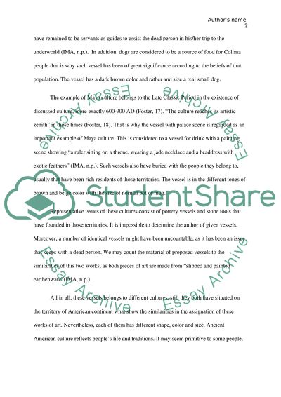 Colima and Mayas Cultures