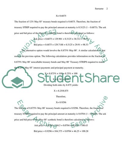 The Cash Flows of the Callable Bond
