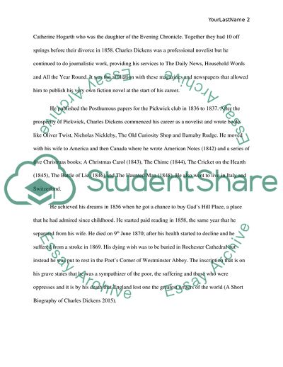 Light on Life of Charles Dickens