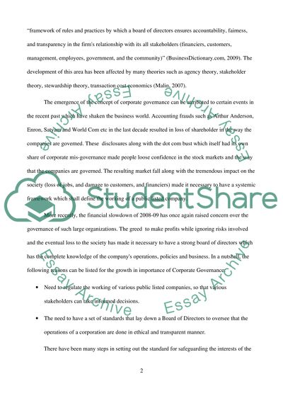 The Differences in Corporate Governance Reporting at British Airlines and British Petroleum