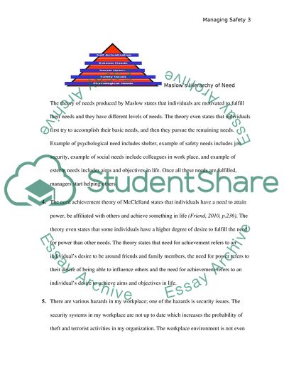 Occupational Safety and Health