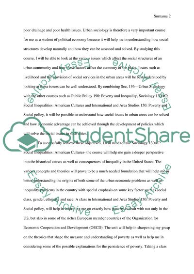Economic and Social Inequality in the United States and the Use of Urban Sociology in the Effectively Tackling of these Challenges