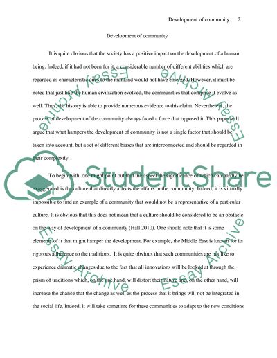 Element`s of the Development of Society