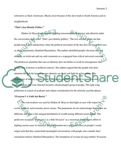 Four Conversations about Race by Professors Hazel Markus and Paul Moya