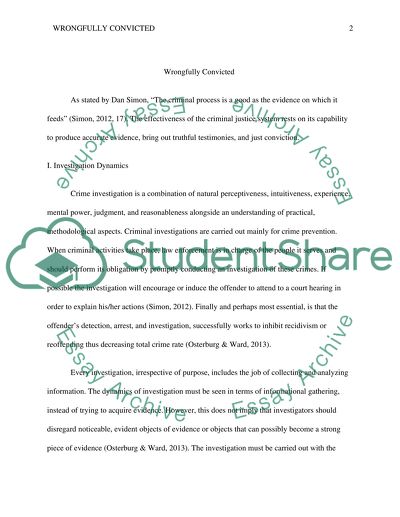 Wrongfully Convicted