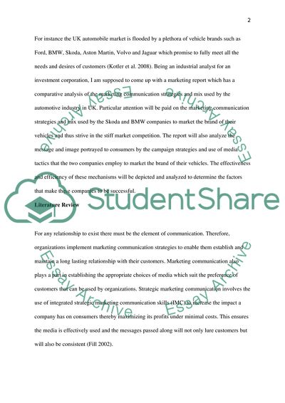 Marketing Communications Strategies and Mix