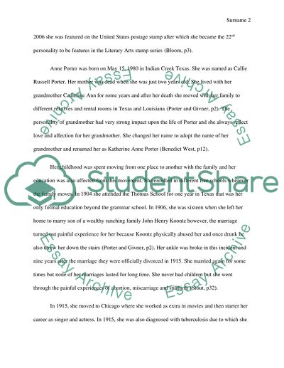 Katherine Anne Porter