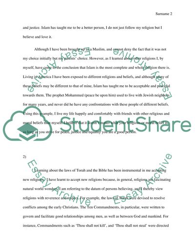 Revelation of religion