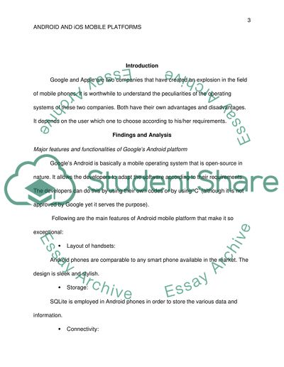 Android and iOS Mobile Platforms