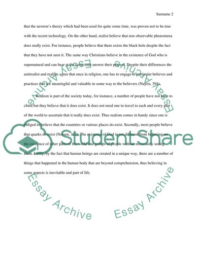 Religious realism vs. anti-realism