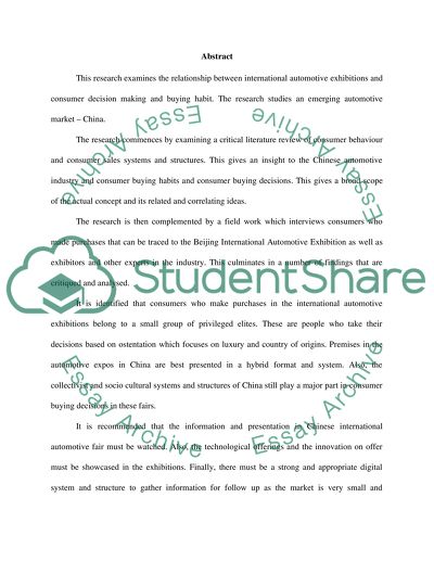 The Impacts of Exhibitions on Customer Buying Decision-Making