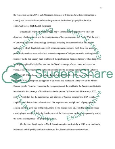 Contextualizing Media Systems by Geographical Location