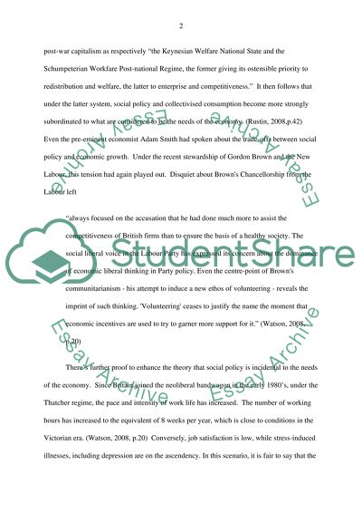 Social policy is primarily determined by the needs of the economy. Discuss