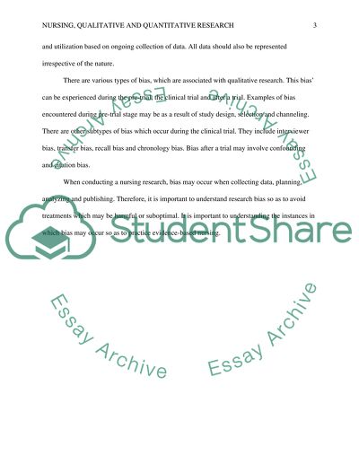 Quantitative and Qualitative Research