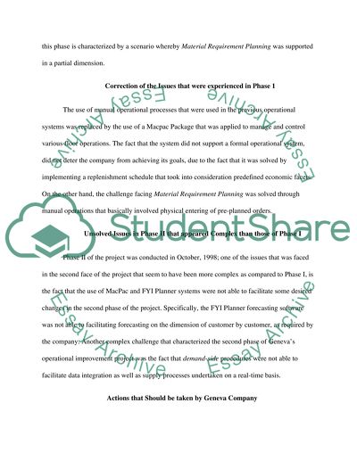 Geneva Pharmaceutical Information Management Team