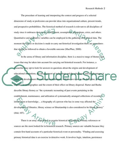 Research Methods: Description and Usage