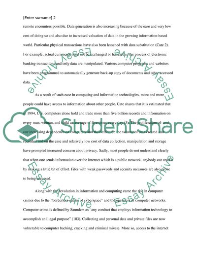 Personal Encryption: Should We Permit It