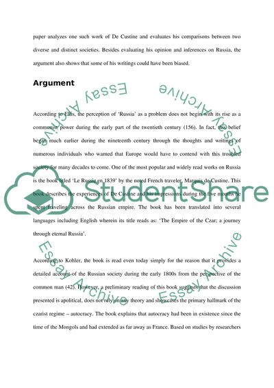 La Russie in 1839: Marquis de Custine