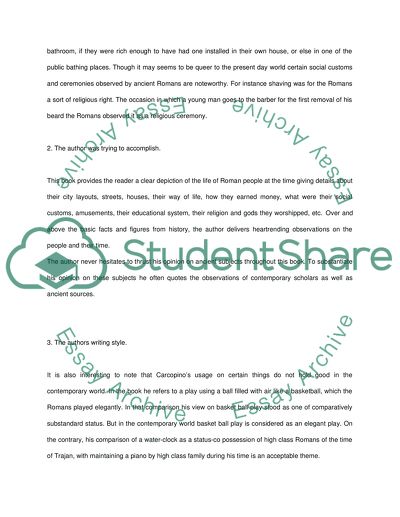 Daily Life in Ancient Rome